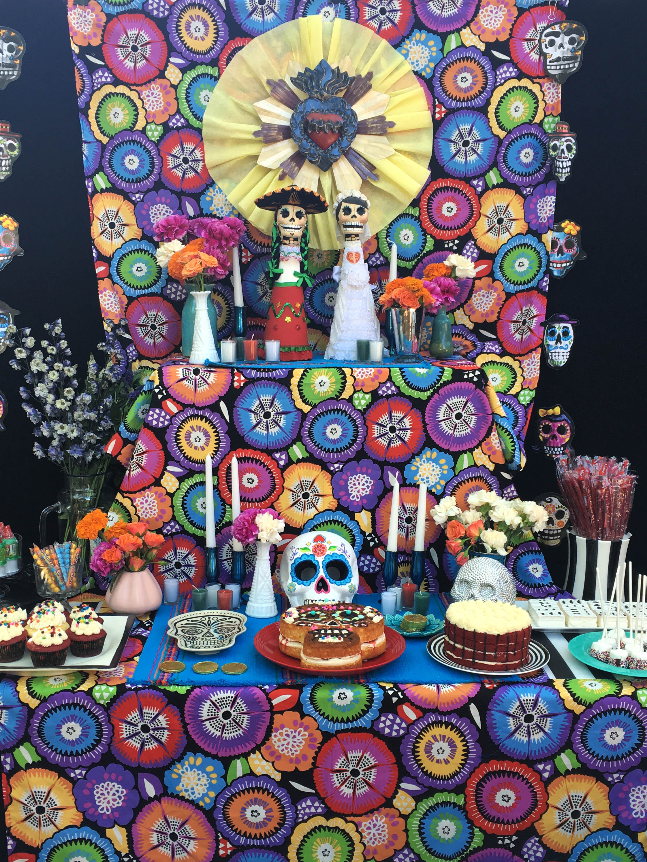 dia de los muertos altar diy